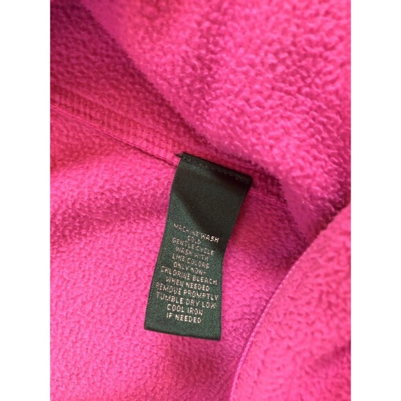 Lauren Ralph Lauren Fleece Jacket Women's Small Pink Black - Picture 4 of 7